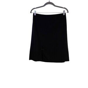 Diffusion D Skirt Women’s S Black Knit Stretch Pull On Elastic Waist Preppy Y2K
